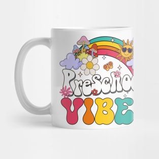 preschool Vibes - Pre-k Team Retro 1st Day of School Mug